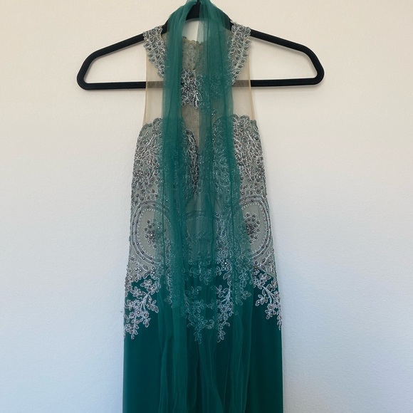 Mermaid Green Prom Dress - Picture 6 of 10